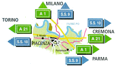 mappa per piacenza